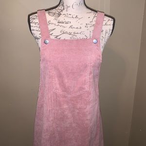 Super Cute Pink Jumper Dress (size large)